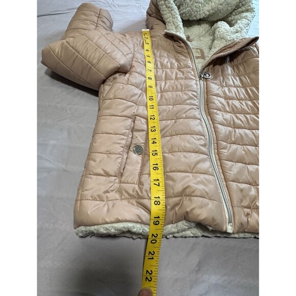 Michael Kors Girls Pink Puffer Jacket Size 7/8 - Picture 12 of 13